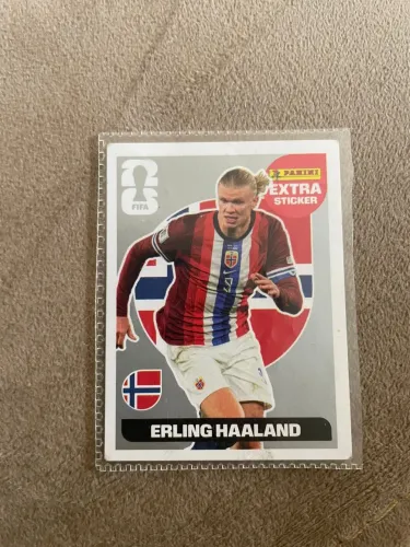 Figurinha Legend - Extra Sticker - Haaland Prata