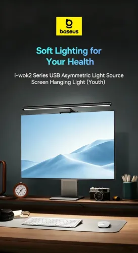Barra de Luz para Monitor (Screenbar) - Iluminação de Mesa