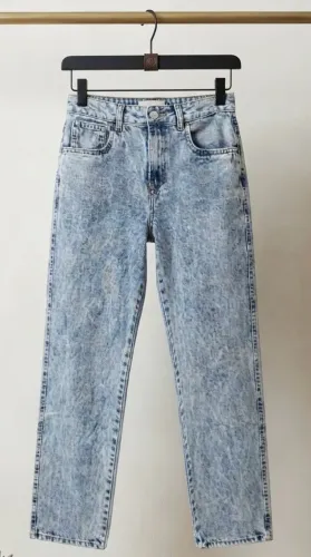 calça reta da renner n°40. bluesteel.