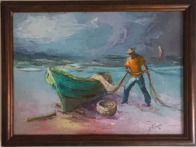 Quadro de Gentil Correia - Obra em Óleo sobre tela