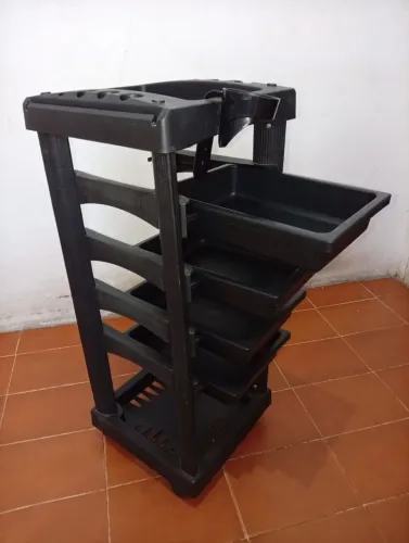 Mesa auxiliar para cabeleireiro 