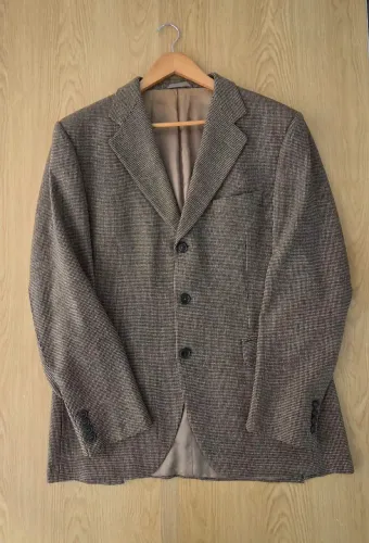 Blazer de La Xadrez Pied Poule Brooksfield 50