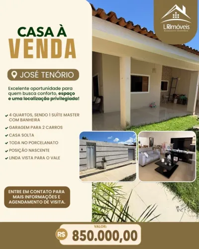 Casa em Condomínio para Venda em Maceió, Serraria, 4 dormitórios, 1 suíte, 3 banheiros, 2