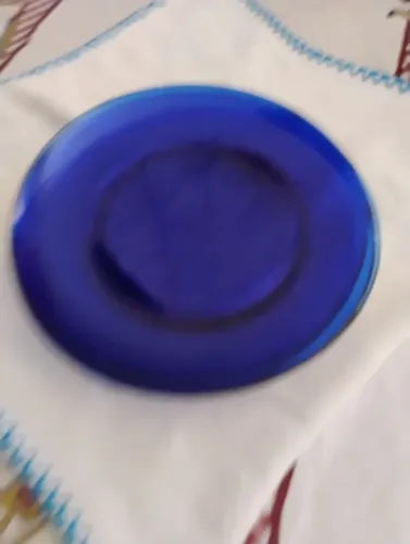 6 pratos duralex azul