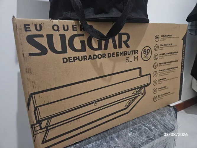 Depurador de embutir slim Suggar de611x 127v