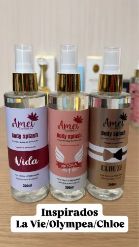 Body Splash inspirados nas fragrâncias + desejadas. Qualidade, cheiro incrível