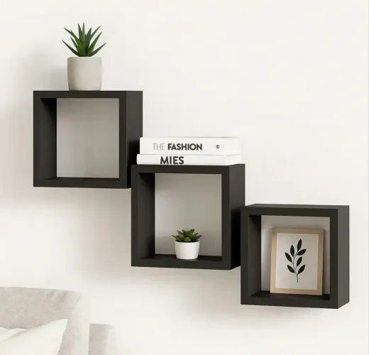 KIT NICHOS MODERNO E ELEGANTE - 3 UND. TAM- 30x 30x 10 cm!
