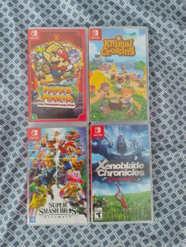 Animal Crossing, Smash Bros, Paper Mario e Xenoblade Chronicles Nintendo Switch