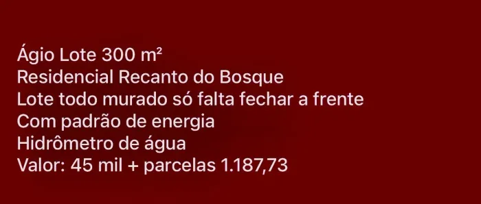 LOTE ÁGIO