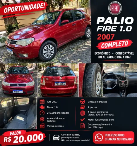 Fiat Palio Celebration 1.0 Fire Flex 8V 4P 2007