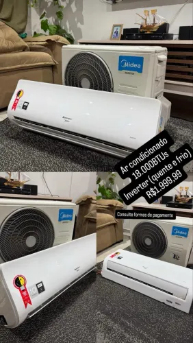 AR-CONDICIONADO SPRINGER MIDEA INVERTER 18.000 BTUs - QUENTE E FRIO