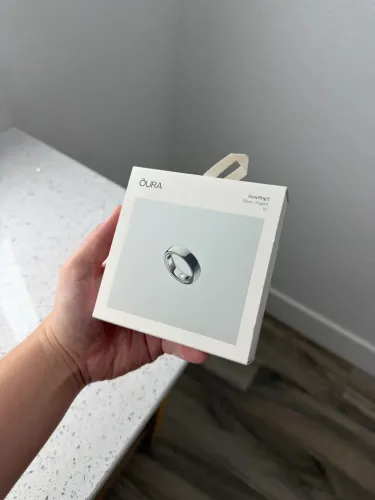 Oura Ring 5 - Prata / Tamanho 10 ( Novo )