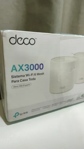 Melhor do Brasil TP-Link Deco x50 2-Pack Kit com 2 AX3000 420m² Roteador Mesh Wi-fi 6 Novo