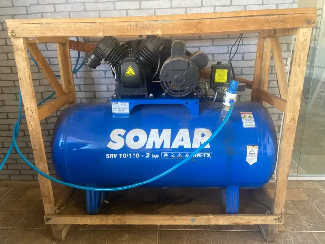 Compressor 10 pés 2HP 110 litros