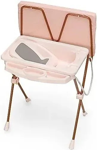 Vendo banheira Burigotto com trocador na cor rosa 