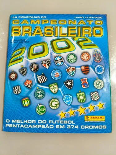 Álbum completo e original campeonato brasileiro 2002