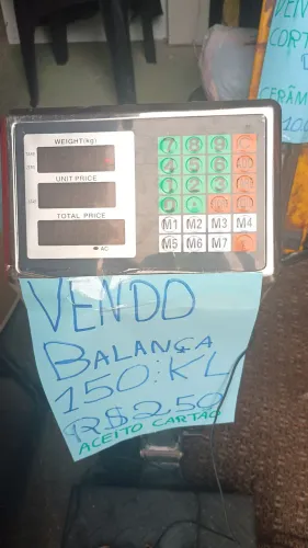 Vendo balança digital de pescoço 150 kilos 