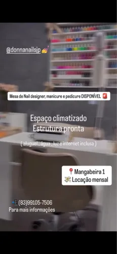 Aluguel de mesa para manicure/Nail designer 