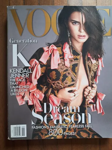 Revista vogue kendall jenner moda fotografia