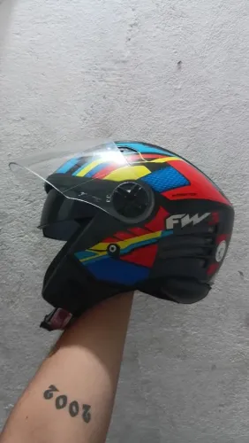 FW3 X-OPEN FOX COM OCULOS TAMANHO 58<br>VALOR 350$?
