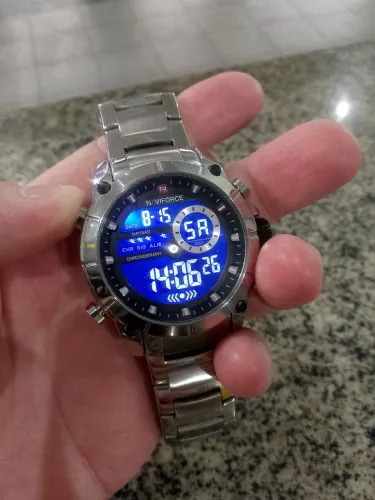 RELÓGIO LINDO MASCULINO TOP PROVA D'ÁGUA