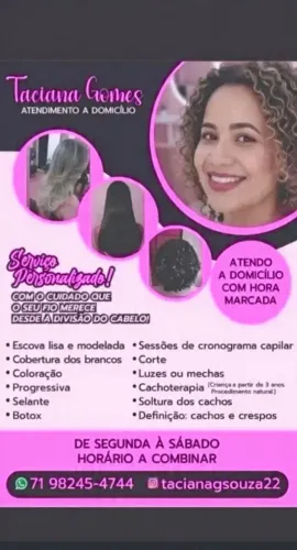 Atendimento adomicilio, trabalho com amor pelo que faço?