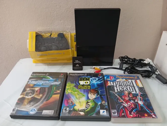 Playstation 2 completo com controle novo LEIA A DESCRIÇÃO DO ANÚNCIO