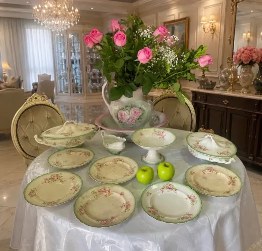 Conjunto de jantar centenário inglês 