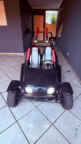 Mini buggy fapinha motor zero partida elétrica 207hp