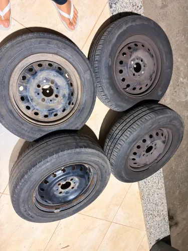 Jogo roda Fiat aço