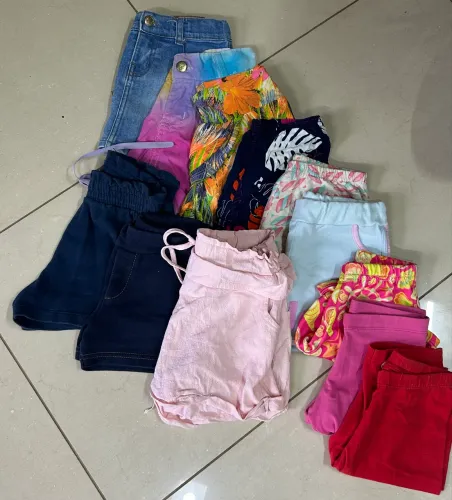 Lote 12 peças menina - tamanho 6