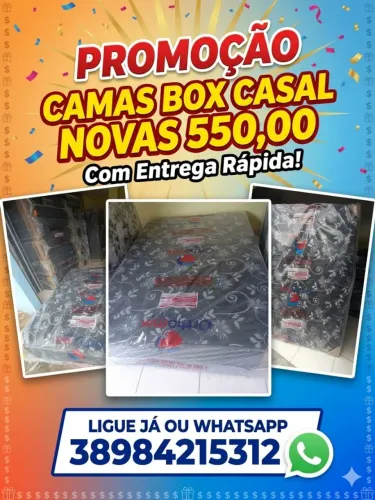 Mega promoção camas box casal novas