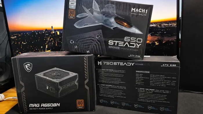 Fontes 650w 80plus e 750w 80plus bronze, lacradas @zathurainformatica