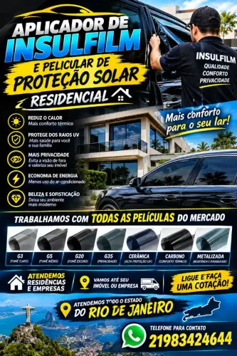 Película de proteção solar e Insulfilm