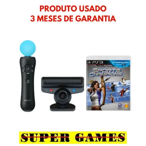 Kit Move PS3 e PS4, Loja física desde 2004, Próximo ao Metrô. AvaliamosTroca.