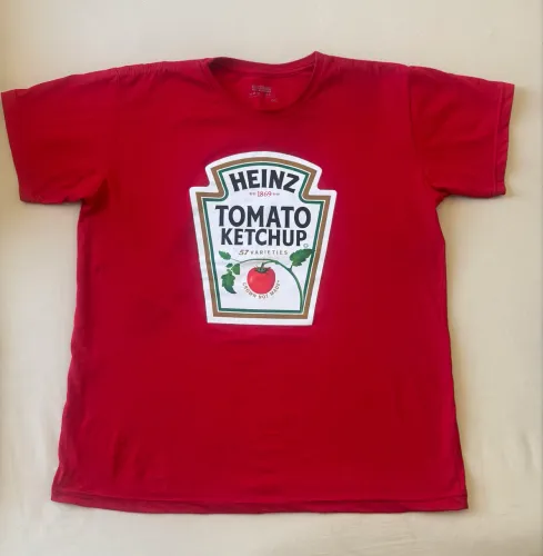 Camisa ketchup GG 100% algodão 