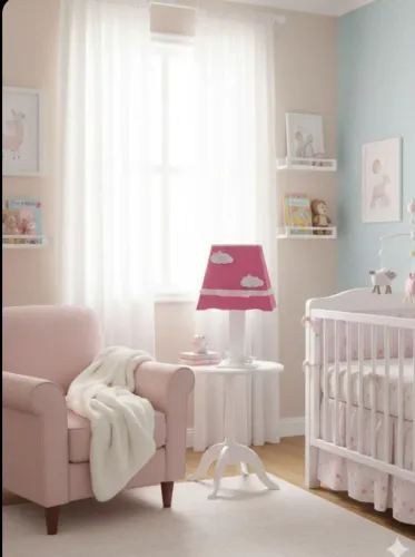 Abajur Em Mdf Quarto De Bebê Personalizado (Várias Cores/Temas)