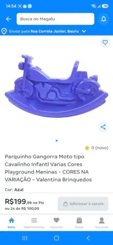 Gangorra Moto Xalingo