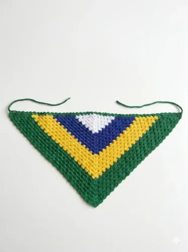 ? Bandana de Crochê Artesanal /Tamanho Único ?