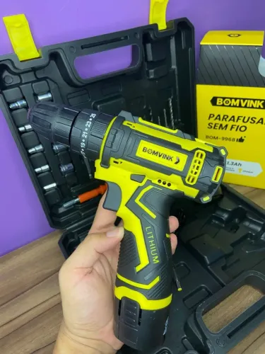 Parafusadeira sem Fio 12V 1.3aH -  BOMVINK BOM-9968