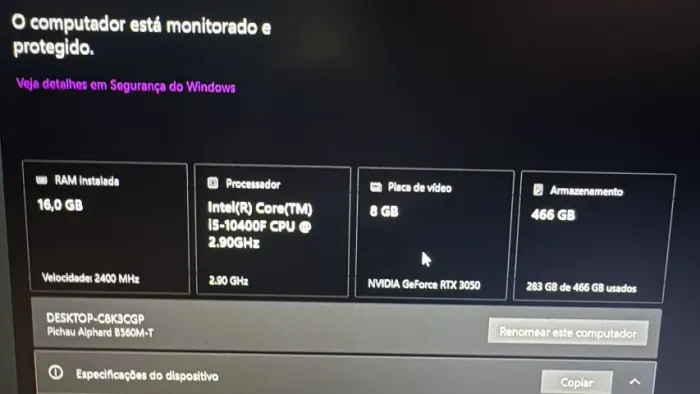 Computador Gamer