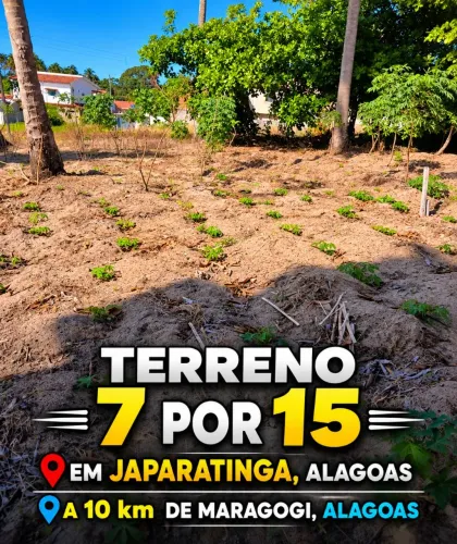 Terreno em Japaratinga - vendo ou troco
