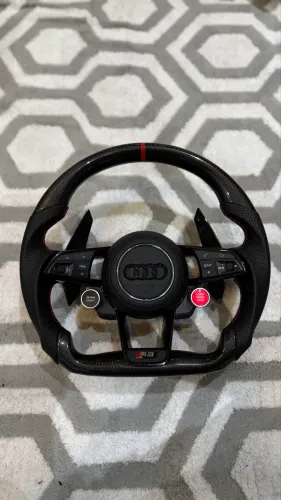 Volante Audi Modelo R8 p/ A3 A4 A5 A6 Tt Ttrs Q3 Q5 Q7 S3 S5 S7 RS3 RS5 RS7...