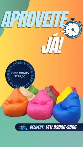 Puff Comfy APROVEITE JÁ!!