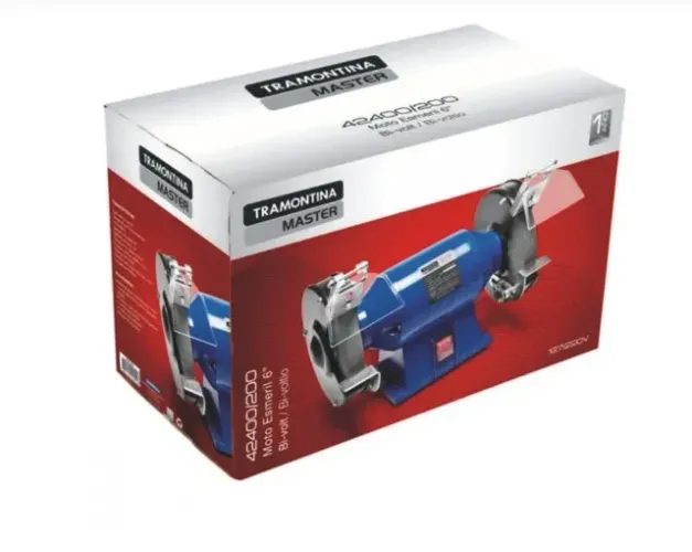 PROMOÇÃO ! MOTO ESMERIL PROFISSIONAL DE BANCADA TRAMONTINA MASTER 5