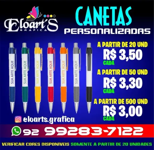 Canetas Personalizadas