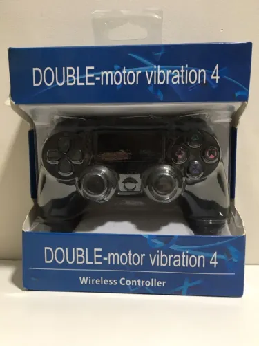 Joystick s/ Fio Bluetooth Compatível c/ PS4 Dual Shock - NOVO