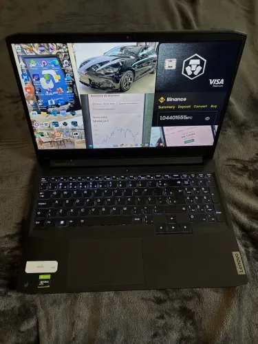 Notebook Lenovo Gaming 3i i5 11ª GTX1650 16GB 1TB SSD Full HD Win11 preto