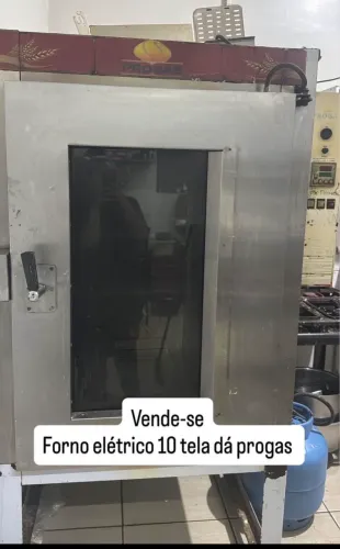 Forno Industrial Elétrico Progás 10 Telas - Profissional