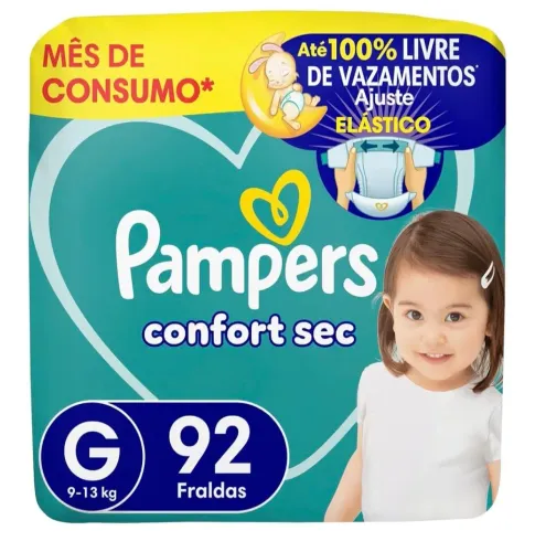 Fralda Pampers G e XG